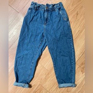 Zara Paper Bag Jeans Size 6